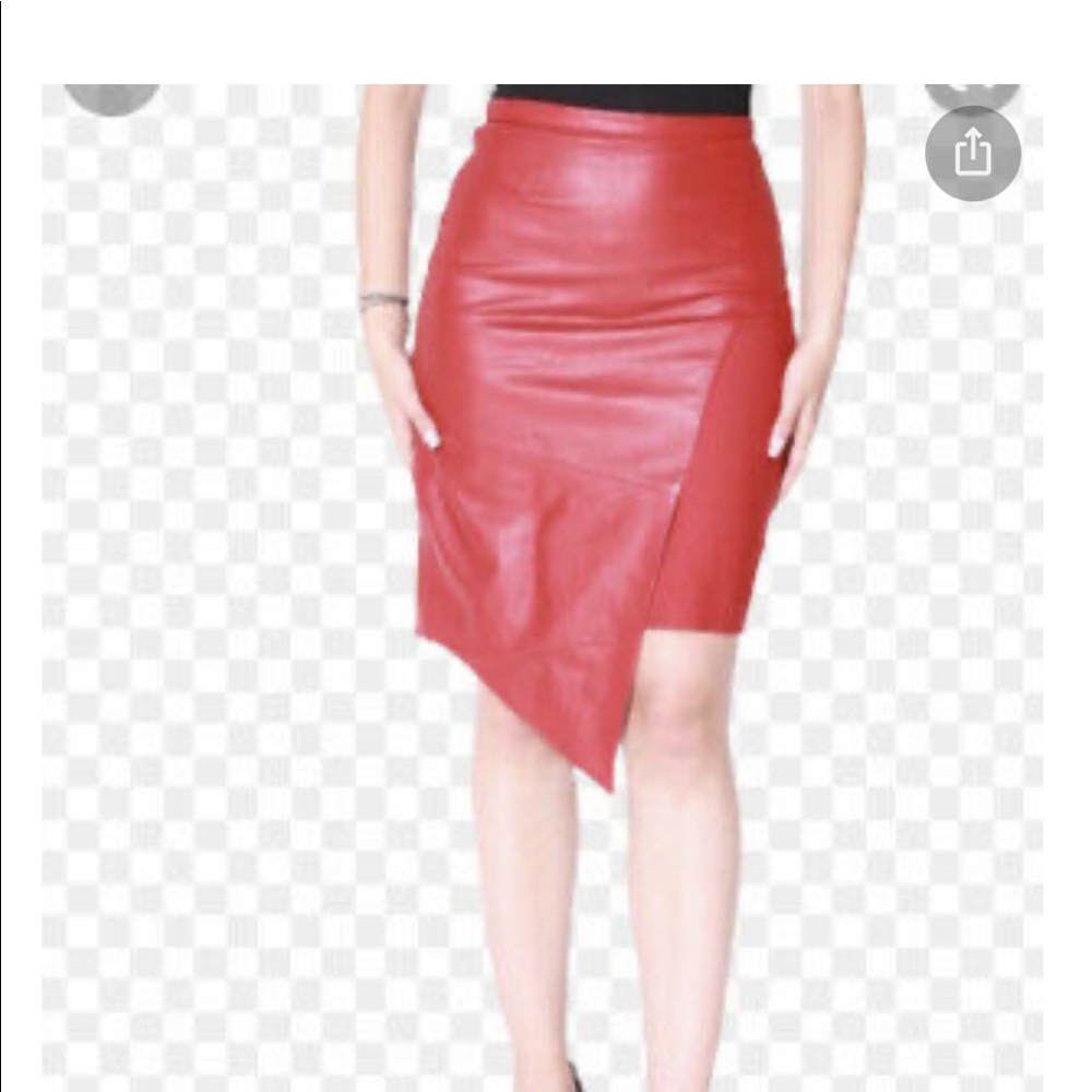 Bod and christensen red skirt sz 10 nwt